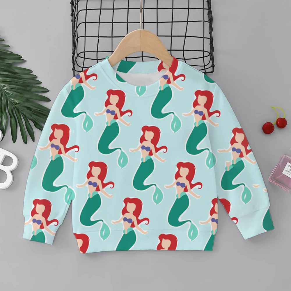 Свитер с русалкой в стиле аниме, милый свитер для девочек с героями мультфильмов, весенне-осенняя толстовка для мальчиков и девочек от 3 до 14 лет
Свитер с русалкой в стиле аниме, милый свитер для девочек с героями мультфильмов, весенне-осенняя толстовка для мальчиков и девочек от 3 до 14 лет