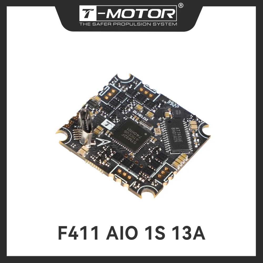 T-MOTOR Stack F411 AIO 1S 13A BL32 for M0802 M0803 Drone Plane Quadcopter Drones Parts
T-MOTOR Stack F411 AIO 1S 13A BL32 for M0802 M0803 Drone Plane Quadcopter Drones Parts