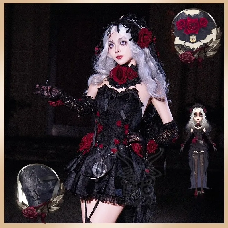 Game Identity Ⅴ Cosplay Ada Mesmer Costume Psychologist Everlasting Night Elegant Outfits Womens Halloween Comic-Con Party
Game Identity Ⅴ Cosplay Ada Mesmer Costume Psychologist Everlasting Night Elegant Outfits Womens Halloween Comic-Con Party