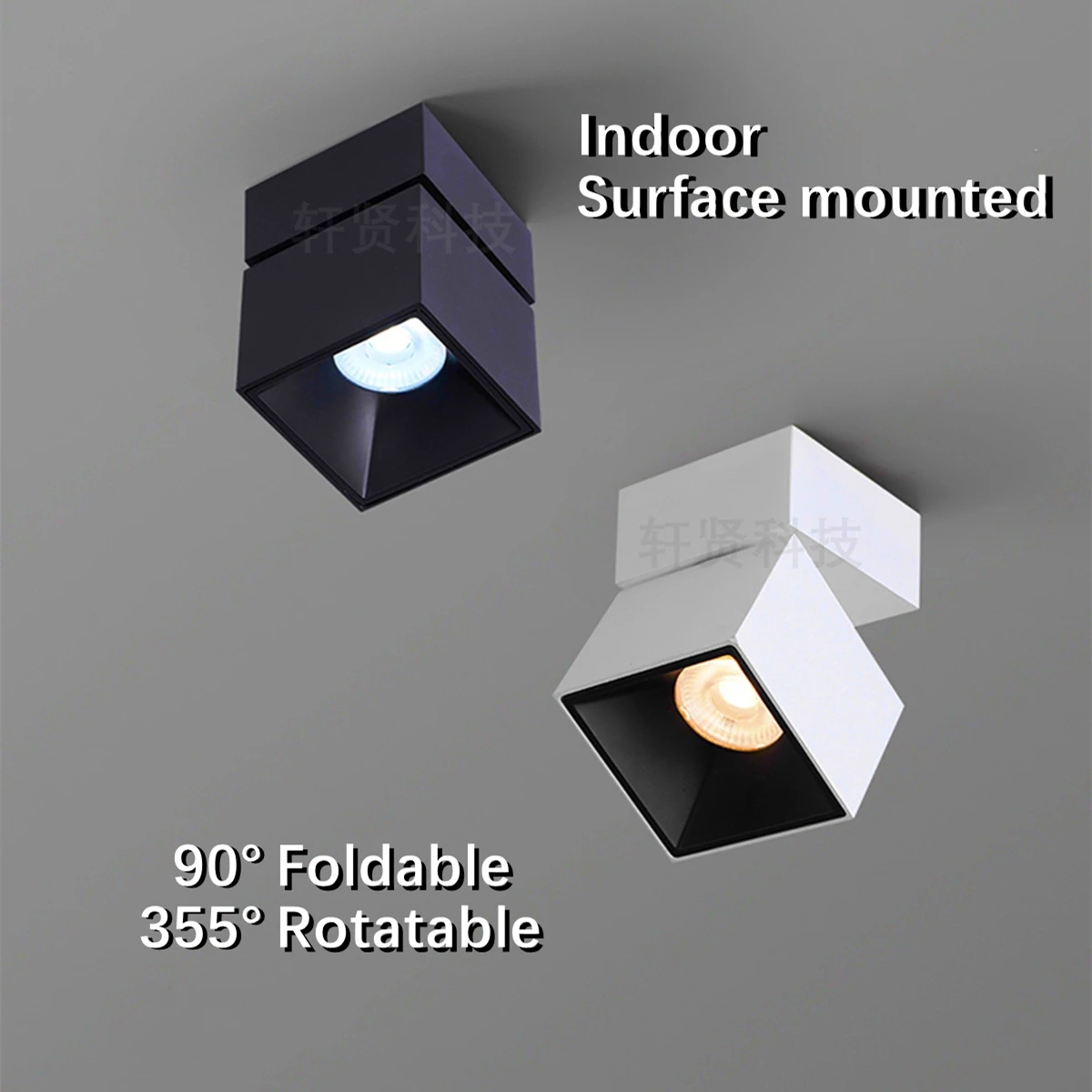 Surface Mounted LED Downlights 90° Foldable Ceiling Light Rotating 355° 7W10W15W18W Spotlight Home Office Store Dimmable Lamp
Surface Mounted LED Downlights 90° Foldable Ceiling Light Rotating 355° 7W10W15W18W Spotlight Home Office Store Dimmable Lamp