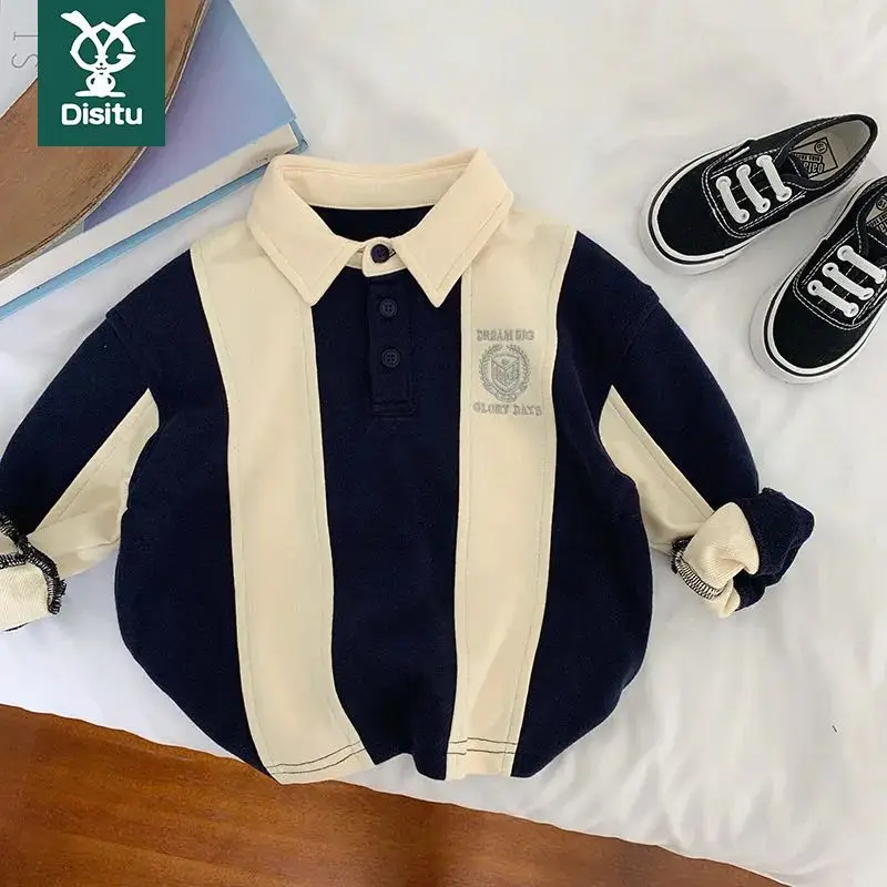 Small and Medium Boys and Girls Tops 2023 Spring and Autumn Striped Stitching Long-Sleeved Polo Shirt Sweater
Small and Medium Boys and Girls Tops 2023 Spring and Autumn Striped Stitching Long-Sleeved Polo Shirt Sweater