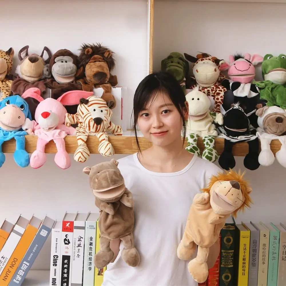 Jungle Animals Animal Hand Puppet Early Education Stuffed Animals Plush Hand Doll Appease Toys Interactive Props
Jungle Animals Animal Hand Puppet Early Education Stuffed Animals Plush Hand Doll Appease Toys Interactive Props