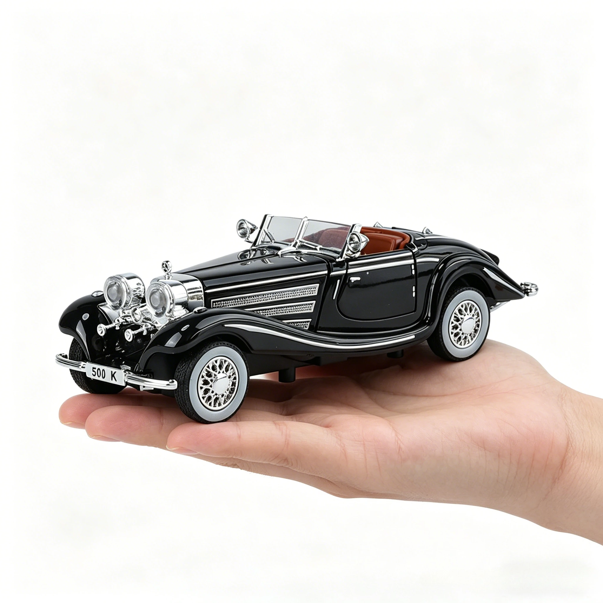 1:32 Scale 500K 300SL Vintage Car Model Toy Diecasts Alloy Sport Car Toys with Sound and Light Pull Back for Children's Gifts
1:32 Scale 500K 300SL Vintage Car Model Toy Diecasts Alloy Sport Car Toys with Sound and Light Pull Back for Children's Gifts