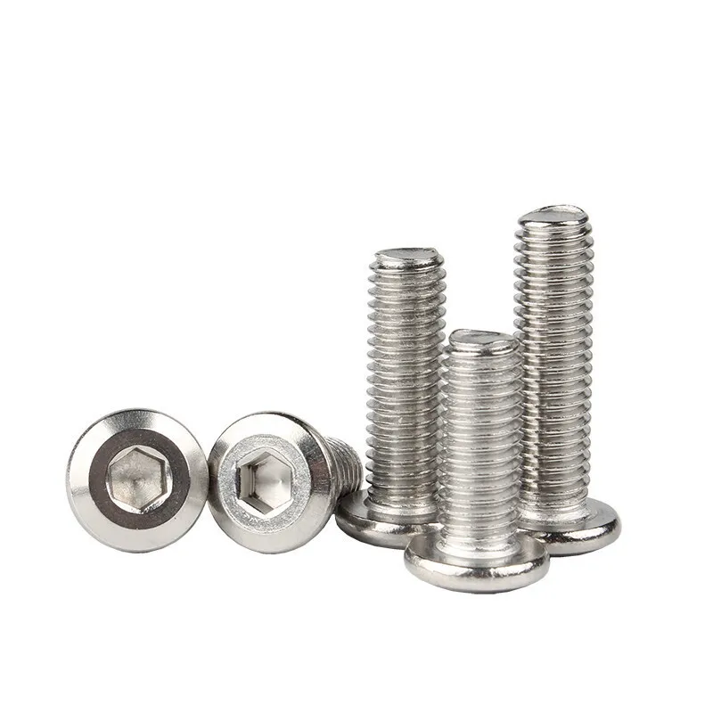 1-50pcs M3 M4 M5 M6 M8 304 Stainless Steel Large Flat Hex Hexagon Socket Head Allen Furniture Rivet Screw Connector Joint Bolt
1-50pcs M3 M4 M5 M6 M8 304 Stainless Steel Large Flat Hex Hexagon Socket Head Allen Furniture Rivet Screw Connector Joint Bolt