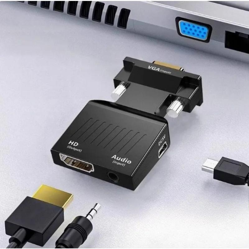 Gold-plated hdmi/vga/hdmi converter head network set-top box computer monitor tv notebook with audio
Gold-plated hdmi/vga/hdmi converter head network set-top box computer monitor tv notebook with audio