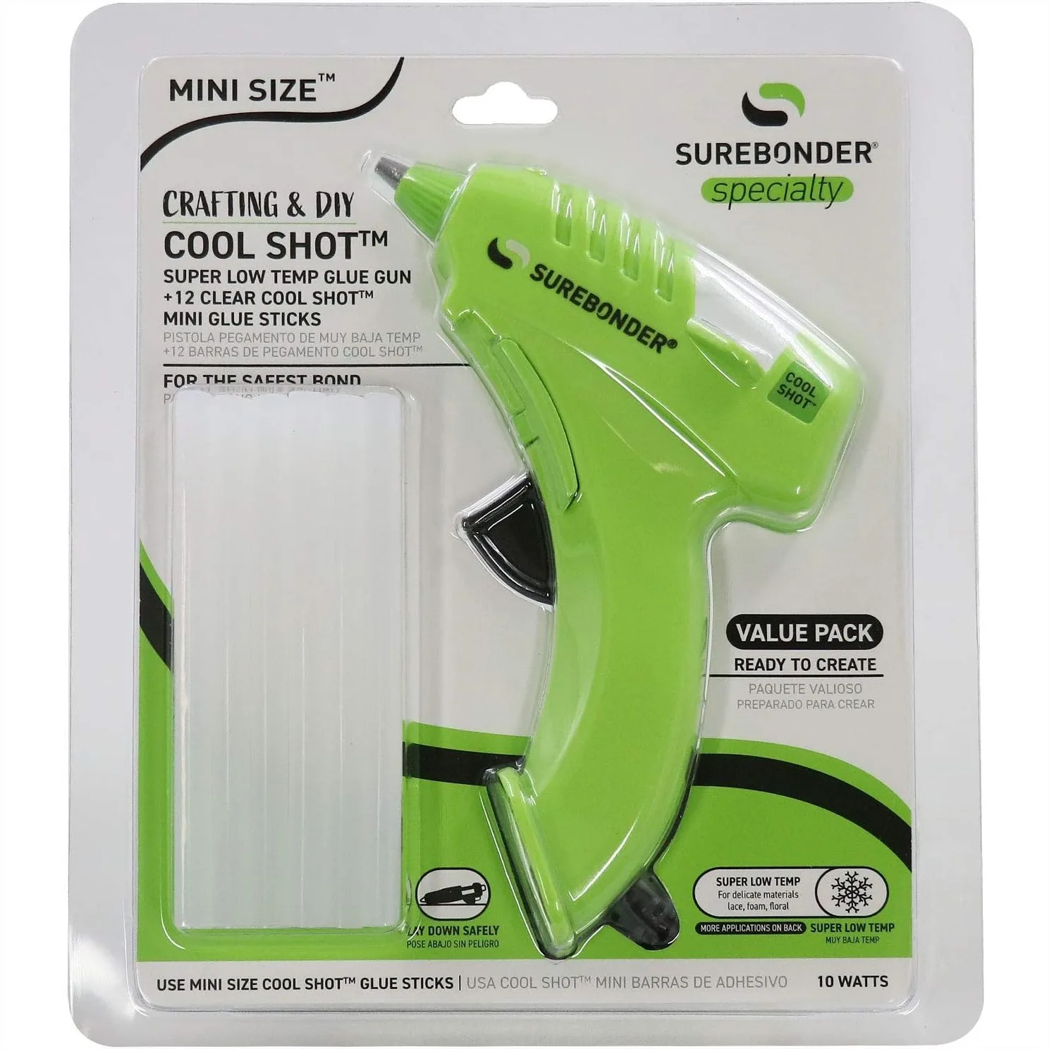 Mini Low Temp Glue Gun Kit With 12 Glue Sticks For Delicate Materials Paper Fabric Foam
Mini Low Temp Glue Gun Kit With 12 Glue Sticks For Delicate Materials Paper Fabric Foam