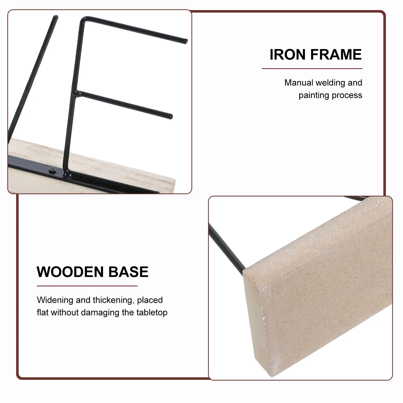 Vintage Style Desktop Clock Decoration Wooden Iron Retro Non-Ticking Table Clock for Living Room Bedroom Coffee Shop Decor
Vintage Style Desktop Clock Decoration Wooden Iron Retro Non-Ticking Table Clock for Living Room Bedroom Coffee Shop Decor