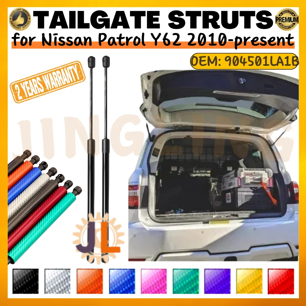 Qty(2) Trunk Struts for Nissan Patrol Y62 2010-present 904501LA1B Rear Tailgate Boot Lift Supports Shock Absorbers Gas Springs
Qty(2) Trunk Struts for Nissan Patrol Y62 2010-present 904501LA1B Rear Tailgate Boot Lift Supports Shock Absorbers Gas Springs