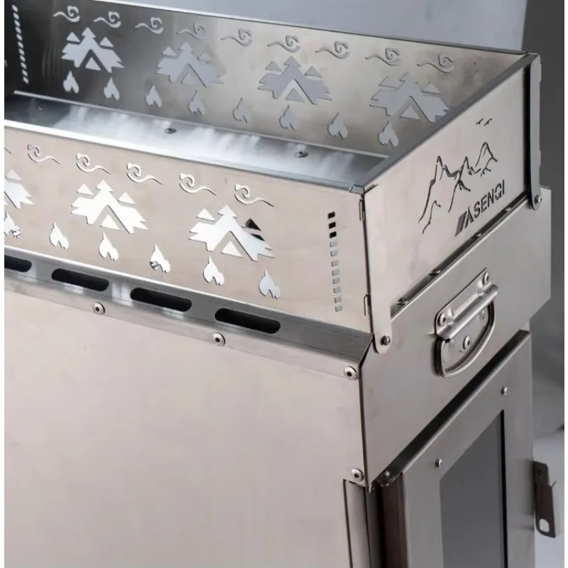 Outdoor Camping Portable Folding Stainless Steel 304 Sauna Heater & Indoor Wood/Charcoal Stove Multi-Use BBQ Grills
Outdoor Camping Portable Folding Stainless Steel 304 Sauna Heater & Indoor Wood/Charcoal Stove Multi-Use BBQ Grills