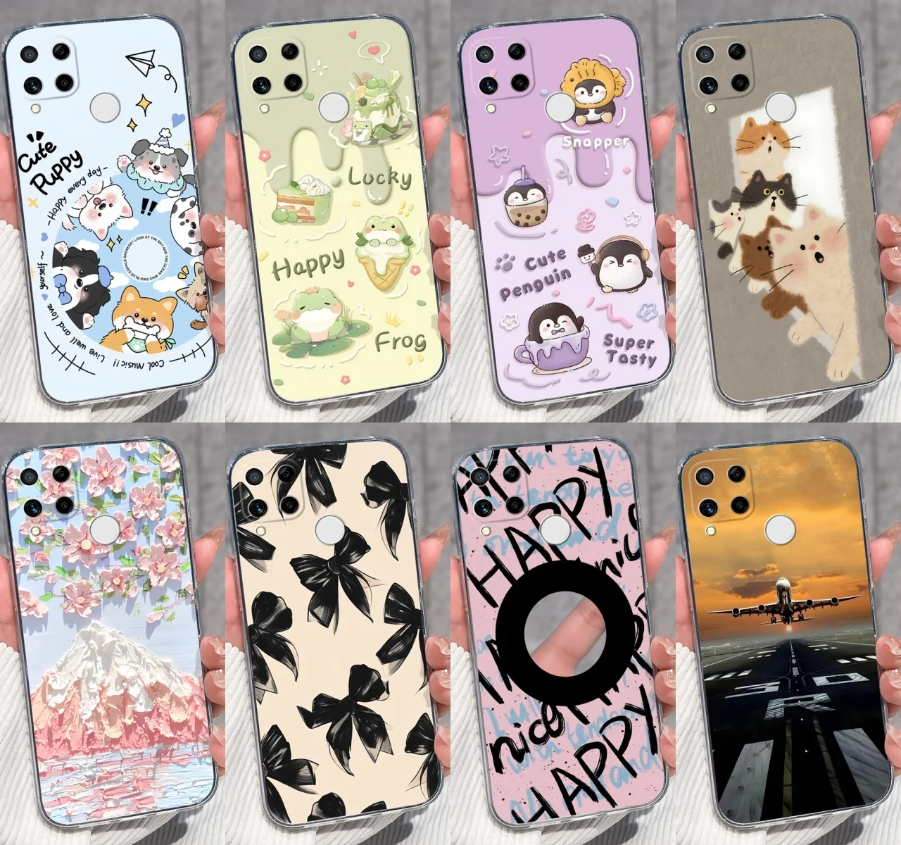For Realme C15 C12 C11 Case Realme C11 2021 Clear TPU Phone Cover Cute Kitten Puppy Patterns Fashion Shell For Realme C 15 Coque
For Realme C15 C12 C11 Case Realme C11 2021 Clear TPU Phone Cover Cute Kitten Puppy Patterns Fashion Shell For Realme C 15 Coque