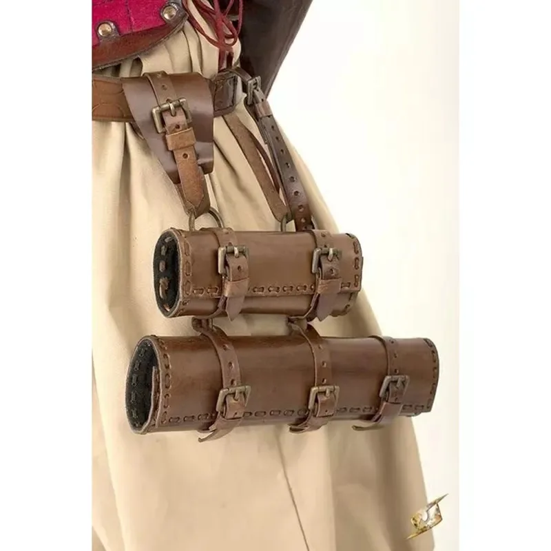 Medieval Knight Warrior Leather Belt Sword Sheath Pirate Role Playing Costume Accessories Role Playing Dagger Sword Sheath Props
Medieval Knight Warrior Leather Belt Sword Sheath Pirate Role Playing Costume Accessories Role Playing Dagger Sword Sheath Props