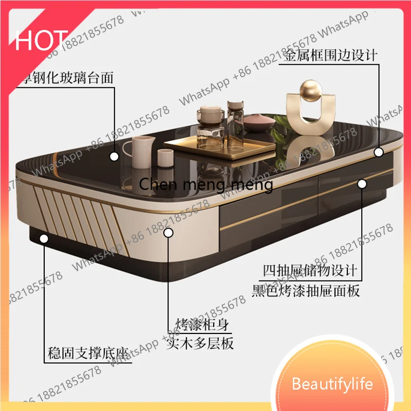 D07 Легкий роскошный журнальный столик из закаленного стекла для гостиной, новый чайный столик из микрокристаллического камня 1,3 м, столик
D07 Легкий роскошный журнальный столик из закаленного стекла для гостиной, новый чайный столик из микрокристаллического камня 1,3 м, столик