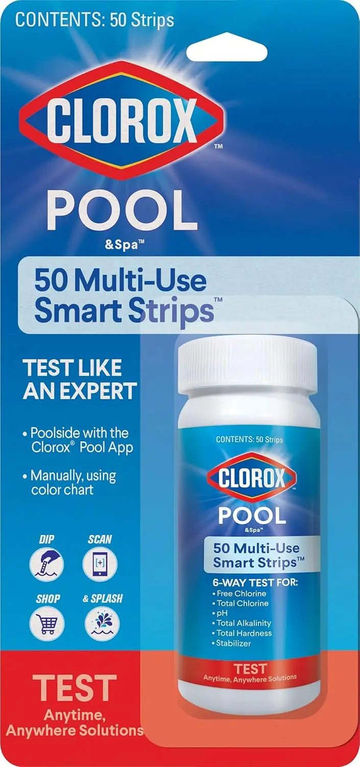 Pool Care Assistant with 50 Test Strips for Water Quality Monitoring and Maintenance
Pool Care Assistant with 50 Test Strips for Water Quality Monitoring and Maintenance