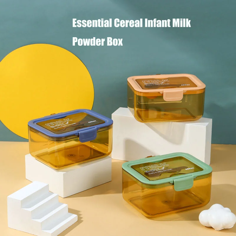 Контейнер для сухого молока для новорожденных с ложкой, портативный дозатор для детского молока с защитой от влаги, коробка для хранения еды, аксессуары для детей 
Контейнер для сухого молока для новорожденных с ложкой, портативный дозатор для детского молока с защитой от влаги, коробка для хранения еды, аксессуары для детей