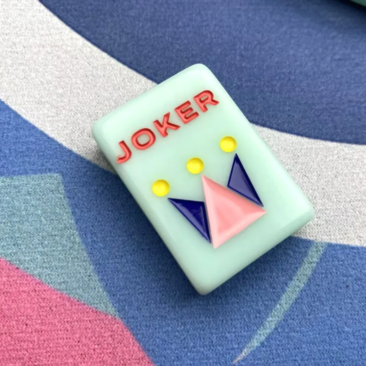 XTY Mint Green Acrylic American Mahjong Set 160 Tiles Hand Painted Floral Pattern Mahjong Tiles Portable Travel Board Game
XTY Mint Green Acrylic American Mahjong Set 160 Tiles Hand Painted Floral Pattern Mahjong Tiles Portable Travel Board Game