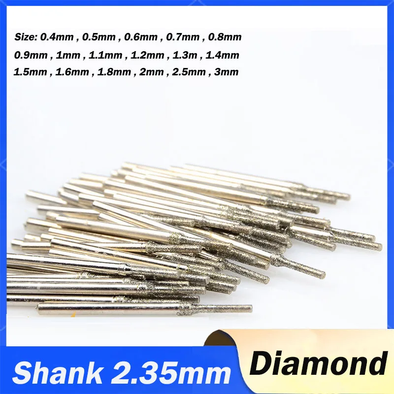 1/2/5 Set 10/17Pcs Diamond Coated Tipped 0.4-3mm Drill Bit For Tile Glass Drilling Hole Needle Jade Agate Amber Jade Stone Drill
1/2/5 Set 10/17Pcs Diamond Coated Tipped 0.4-3mm Drill Bit For Tile Glass Drilling Hole Needle Jade Agate Amber Jade Stone Drill