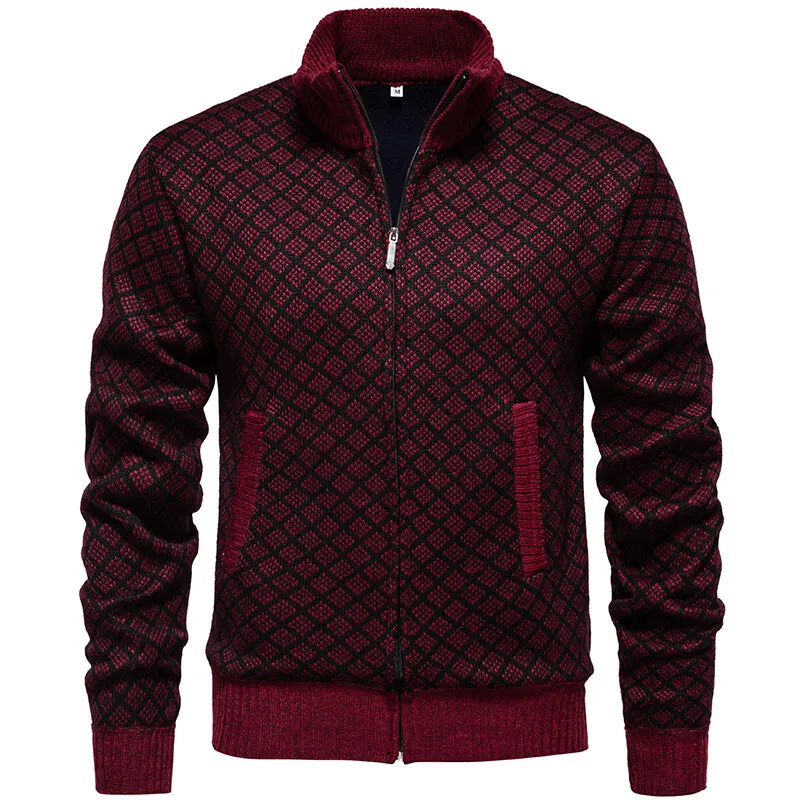 Men's knit sweater Korean version of the new trend of fall and winter casual collar sweater cardigan jacket men's clothing
Men's knit sweater Korean version of the new trend of fall and winter casual collar sweater cardigan jacket men's clothing