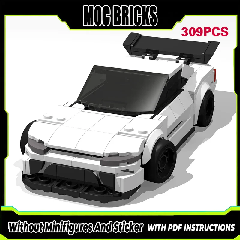 Speed Racing Car Model MOC Building Bricks S15 White Two-Door Coupe Modular Technology Gifts Holiday Assemble Children Toys Suit
Speed Racing Car Model MOC Building Bricks S15 White Two-Door Coupe Modular Technology Gifts Holiday Assemble Children Toys Suit