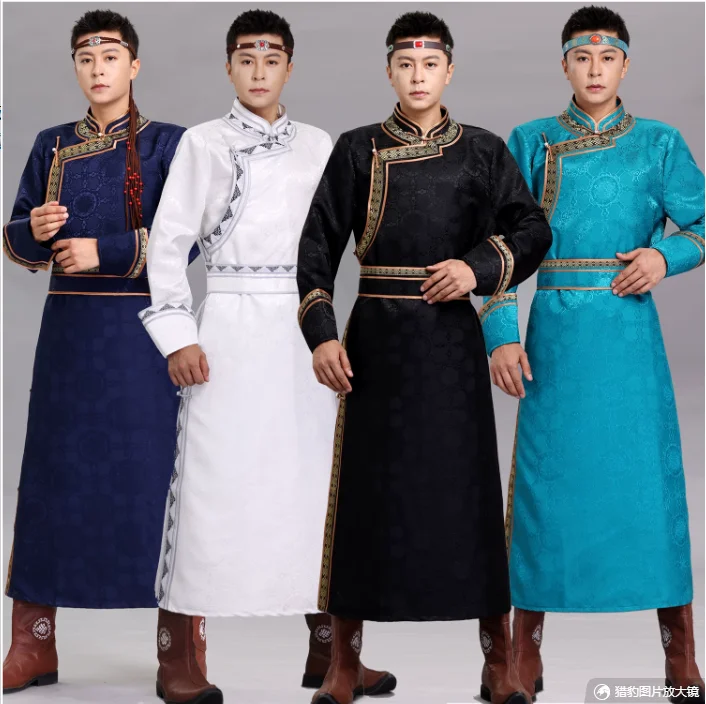 Mongolian Retro Ethnic Men's Long Robe Men's Ethnic Minority Performance Costume
Mongolian Retro Ethnic Men's Long Robe Men's Ethnic Minority Performance Costume