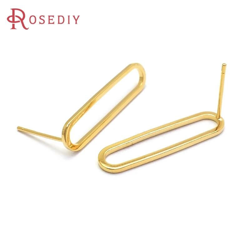 18K Gold Color Brass Rectangle Square Heart Triangle Stud Earrings High Quality Jewelry Diy Accessories Making Materials
18K Gold Color Brass Rectangle Square Heart Triangle Stud Earrings High Quality Jewelry Diy Accessories Making Materials