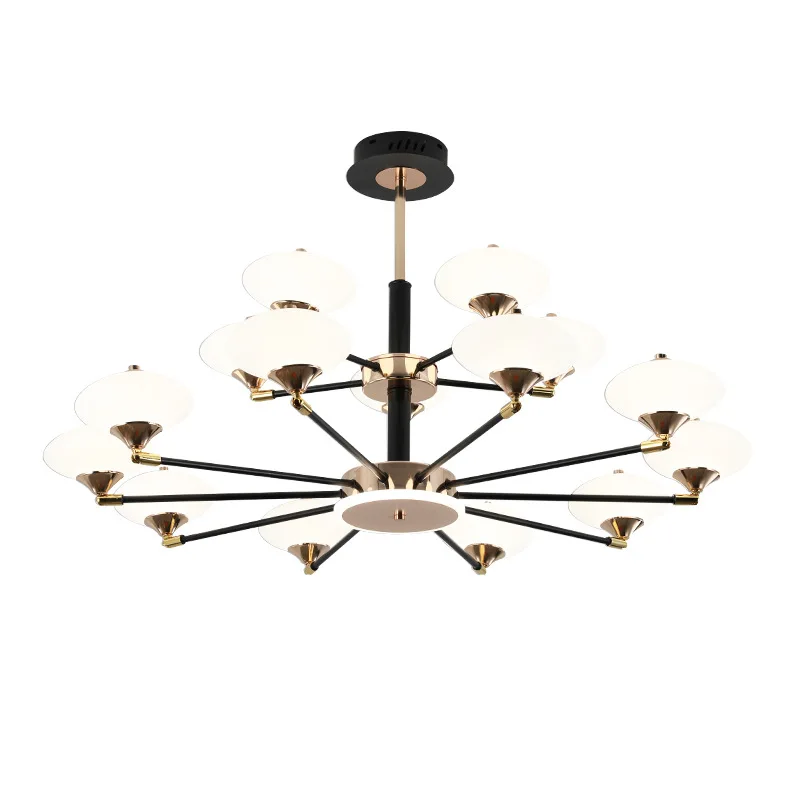New Nordic living room chandelier modern simple light luxury bedroom restaurant Internet celebrity 
New Nordic living room chandelier modern simple light luxury bedroom restaurant Internet celebrity