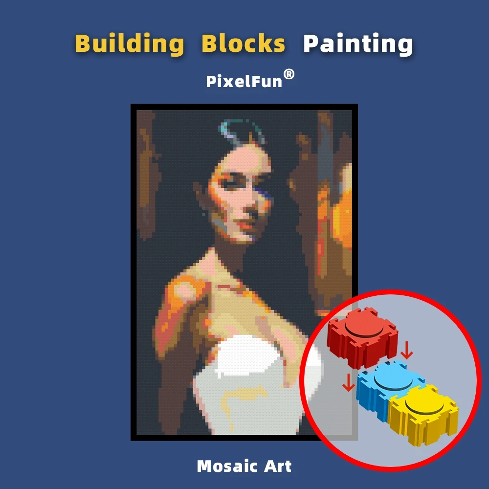 Photo Custom DIY Portrait Building Block Painting Mosaic Pixel Art Design Honey Wife Girlfriend Fiancee Crush Lover Spouse Gift
Photo Custom DIY Portrait Building Block Painting Mosaic Pixel Art Design Honey Wife Girlfriend Fiancee Crush Lover Spouse Gift