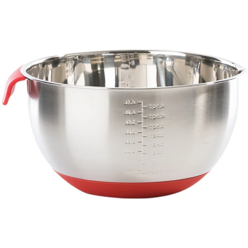 *Household 304 stainless steel baking tray, butter mixing basin with lid, kitchen egg mixing basin, kneading basin
*Household 304 stainless steel baking tray, butter mixing basin with lid, kitchen egg mixing basin, kneading basin