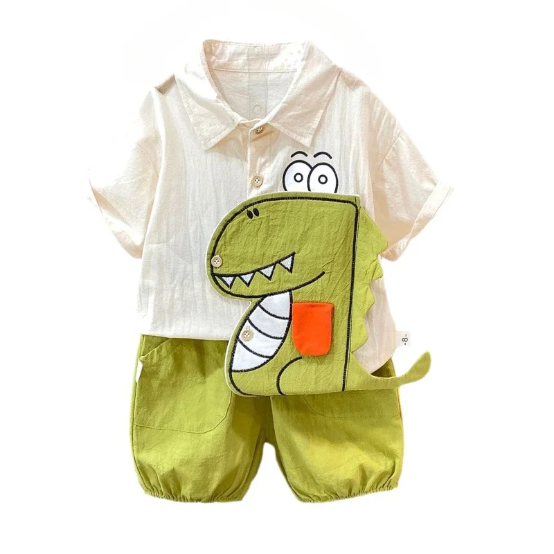 New Summer Baby Clothes Suit Children Cartoon Shirt Shorts 2Pcs/Sets Kids Boys Clothing Infant Casual Costume Toddler Sportswear
New Summer Baby Clothes Suit Children Cartoon Shirt Shorts 2Pcs/Sets Kids Boys Clothing Infant Casual Costume Toddler Sportswear