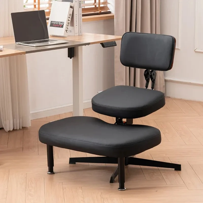 Faux Leather Kneeling Chair with Backrest Ergonomic Posture Stool Adjustable Meditation Yoga Chair Cat Claw Resistant PU Leather
Faux Leather Kneeling Chair with Backrest Ergonomic Posture Stool Adjustable Meditation Yoga Chair Cat Claw Resistant PU Leather