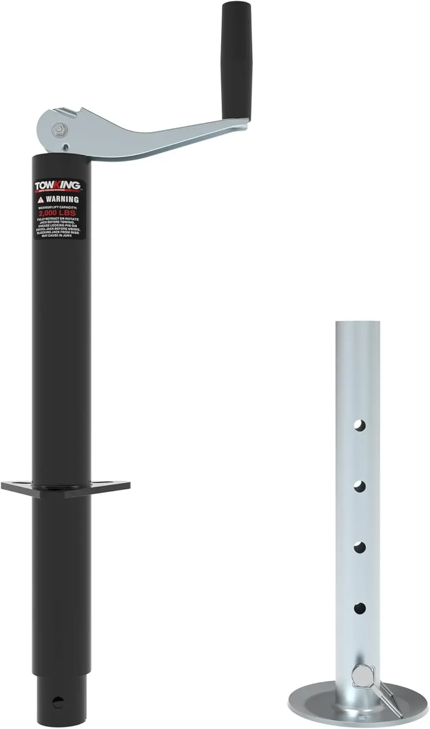 Heavy-Duty A-Frame Trailer Jack with Drop Leg, 15" Vertical Travel, 2000 lbs Capacity for RV and Utility Trailers
Heavy-Duty A-Frame Trailer Jack with Drop Leg, 15" Vertical Travel, 2000 lbs Capacity for RV and Utility Trailers