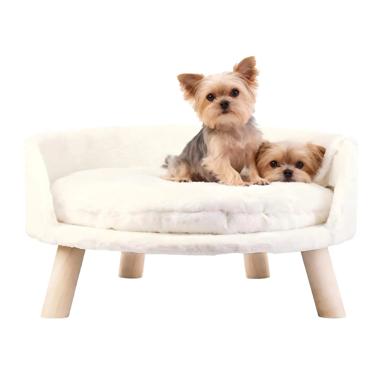 Elevated Pet Bed,Nordic Cat Stool with Cozy Pad Waterproof,Dog Chair with Sturdy Wood Legs for Small Doggy Cats, Customized
Elevated Pet Bed,Nordic Cat Stool with Cozy Pad Waterproof,Dog Chair with Sturdy Wood Legs for Small Doggy Cats, Customized