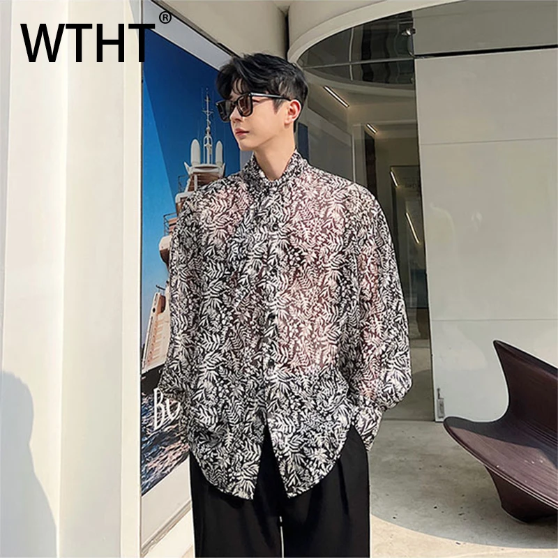 WTHT Fashion 2025 Summer Men's Print Ribbon Loose Casual Shirts Trendy Long Sleeves Single-breasted Lapel Tops Male 2A1363
WTHT Fashion 2025 Summer Men's Print Ribbon Loose Casual Shirts Trendy Long Sleeves Single-breasted Lapel Tops Male 2A1363