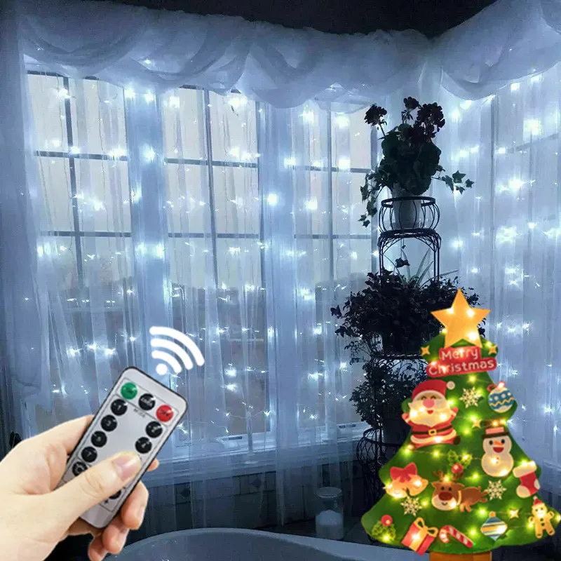 Remote Control USB Curtains String Light 6/4/3M LED Fairy Lights Garland Led Festoon Curtain Light Christmas Decoration for Home
Remote Control USB Curtains String Light 6/4/3M LED Fairy Lights Garland Led Festoon Curtain Light Christmas Decoration for Home