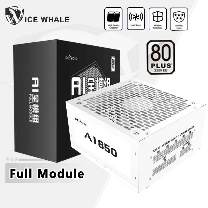 550W 650W 750W 850W White 80Plus Full module Gaming Power Supply ATX3.0 PCIE5.0 ATX Power Supply PSU 12cm/14cm Cooler Fan
550W 650W 750W 850W White 80Plus Full module Gaming Power Supply ATX3.0 PCIE5.0 ATX Power Supply PSU 12cm/14cm Cooler Fan