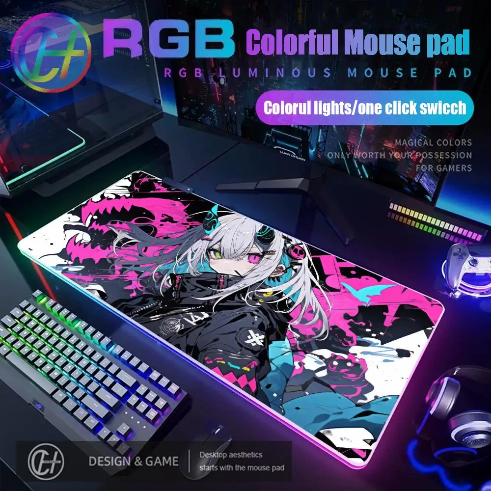 XXL Cat and Girl Mouse Pad RGB Gaming Mouse Pad Desk Mat HD Gamer Large LED Light XXL HYBXAXC Mouse Pad
XXL Cat and Girl Mouse Pad RGB Gaming Mouse Pad Desk Mat HD Gamer Large LED Light XXL HYBXAXC Mouse Pad