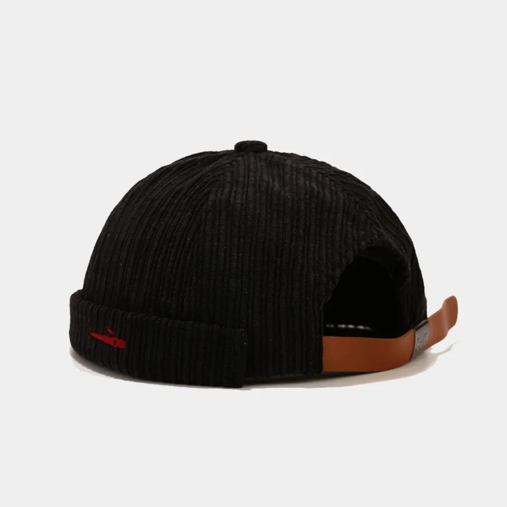 Trendy Retro Docker Cap Solid Color Adjustable Beanie Melon Cap Corduroy Hip Hop Landlord Hat Unisex
Trendy Retro Docker Cap Solid Color Adjustable Beanie Melon Cap Corduroy Hip Hop Landlord Hat Unisex