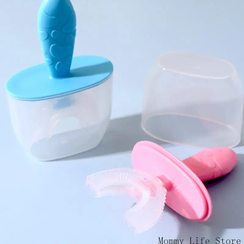 Silicone round baby toothbrush is suitable for gentle gum care training toothbrush for children aged 2-6.
Silicone round baby toothbrush is suitable for gentle gum care training toothbrush for children aged 2-6.