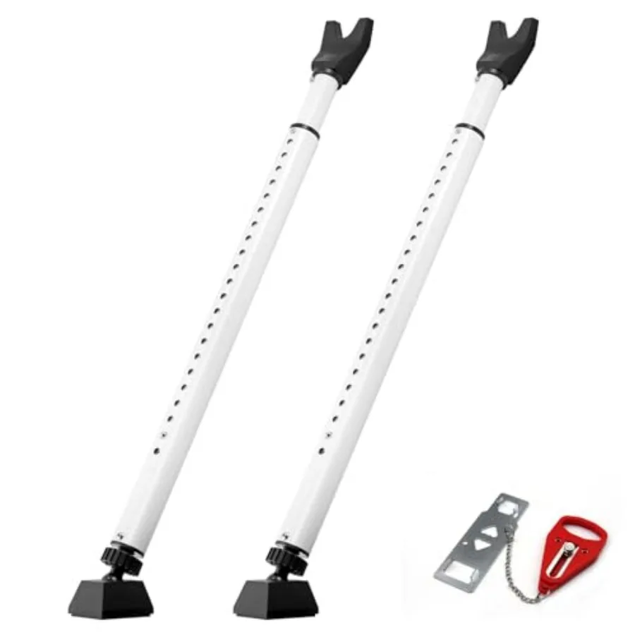 2Pack Door Security Bar, Professional Adjustable Security Bar Door Brace Portable Non Slip Telescopic Locking Pole for Doors Co
2Pack Door Security Bar, Professional Adjustable Security Bar Door Brace Portable Non Slip Telescopic Locking Pole for Doors Co