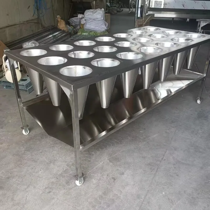 Hot sale21 Chicken Slaying Cone-Shaped Slaughtering Equipment High Safety Level 2-1000KG/hour HJ-ZJD21
Hot sale21 Chicken Slaying Cone-Shaped Slaughtering Equipment High Safety Level 2-1000KG/hour HJ-ZJD21