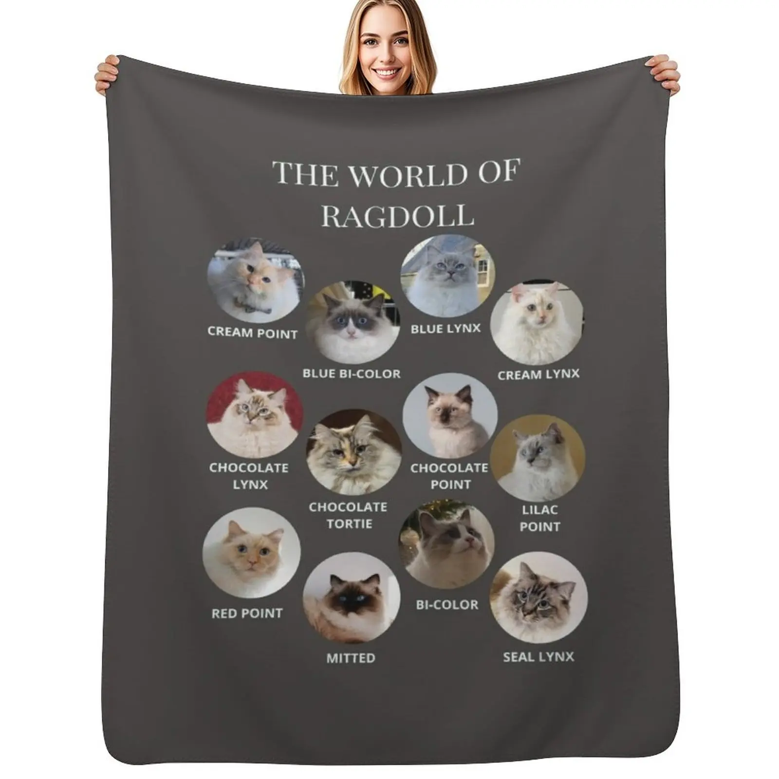 The World of Ragdoll Cats Throw Blanket Lightweight Warm Blanket for Travel Camping
The World of Ragdoll Cats Throw Blanket Lightweight Warm Blanket for Travel Camping
