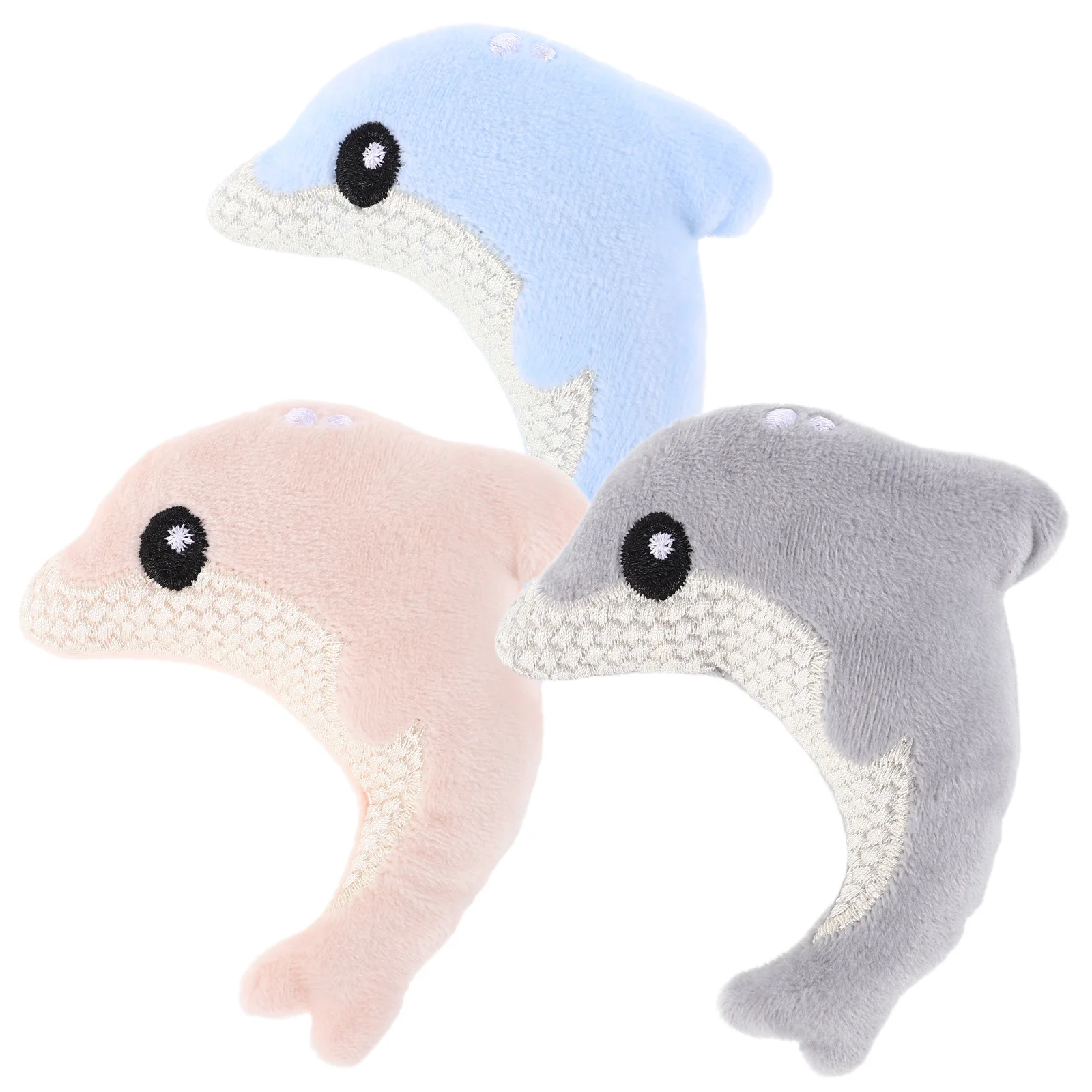3 Pcs Dolphin-shaped Cat Toys for Indoor Cats Kitten Pet Comfortable Interactive Soft Material Cute Design Fun Play
3 Pcs Dolphin-shaped Cat Toys for Indoor Cats Kitten Pet Comfortable Interactive Soft Material Cute Design Fun Play