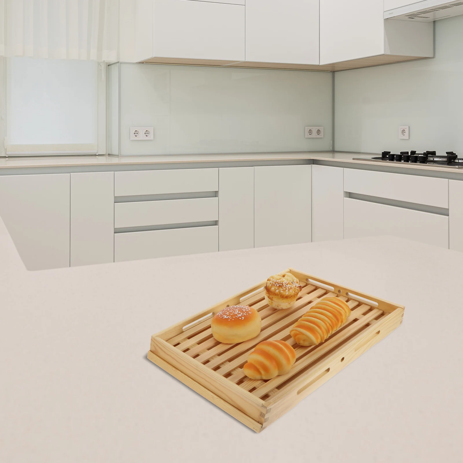 Wooden Tray Premium Material Food Storage Tray Anti-Drop Long-Lasting for Banquet Buffet Appetizers Desserts Storage Plate
Wooden Tray Premium Material Food Storage Tray Anti-Drop Long-Lasting for Banquet Buffet Appetizers Desserts Storage Plate