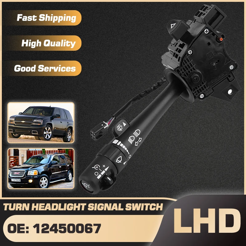 For Chevrolet Trailblazer GMC Envoy XL 2002-2009 2007 2006 2004 2003 ABS Car Headlight Steering Column Switch 12450067 CBS1149
For Chevrolet Trailblazer GMC Envoy XL 2002-2009 2007 2006 2004 2003 ABS Car Headlight Steering Column Switch 12450067 CBS1149