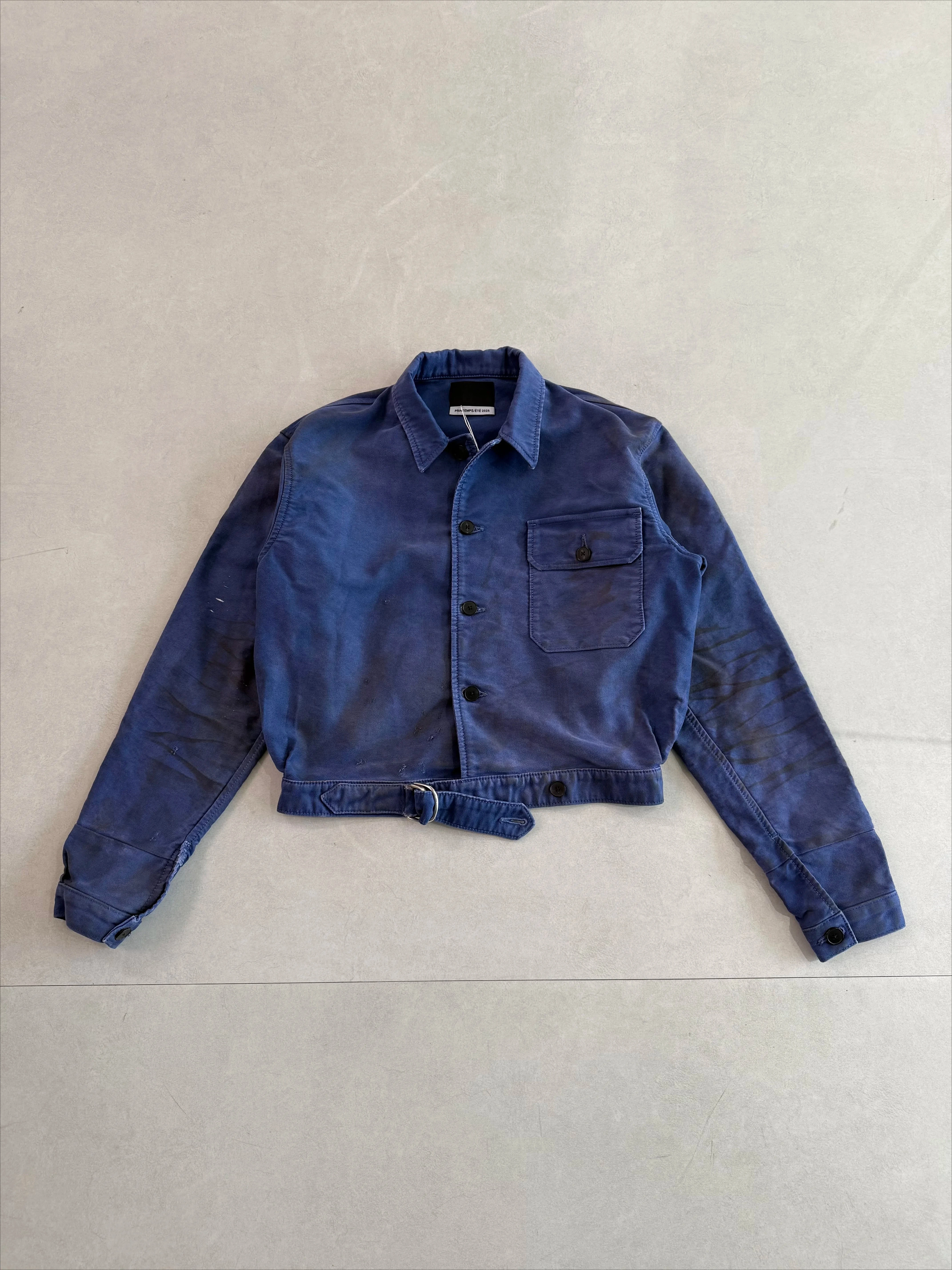 ER/D 25ss rare blue legal boxy short jacket
ER/D 25ss rare blue legal boxy short jacket