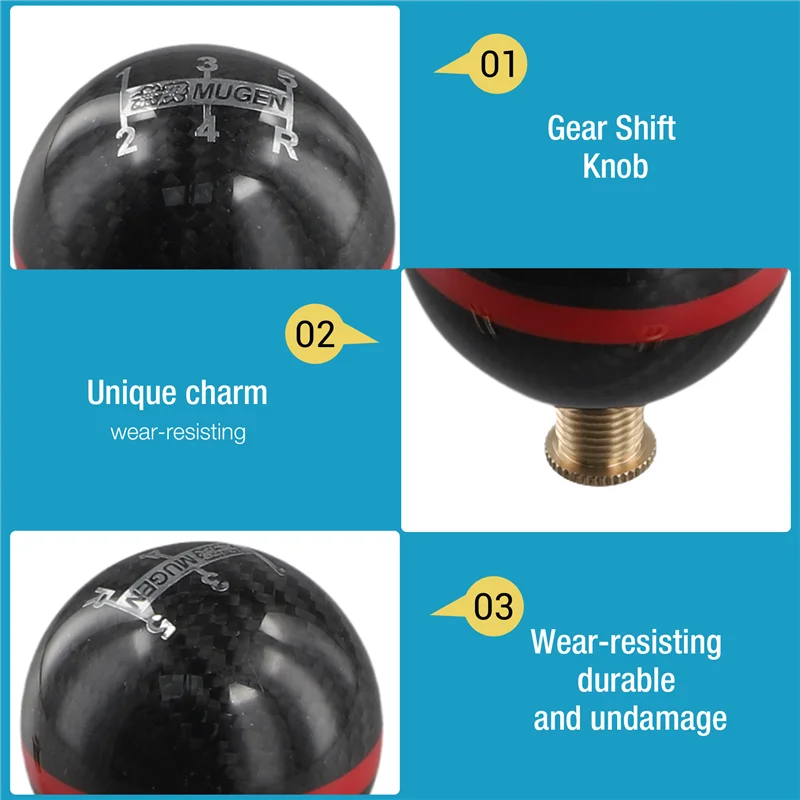 BT-Mugen Ручная коробка передач из углеродного волокна 5-скоростная гоночная ручка переключения передач круглая красная
BT-Mugen Ручная коробка передач из углеродного волокна 5-скоростная гоночная ручка переключения передач круглая красная