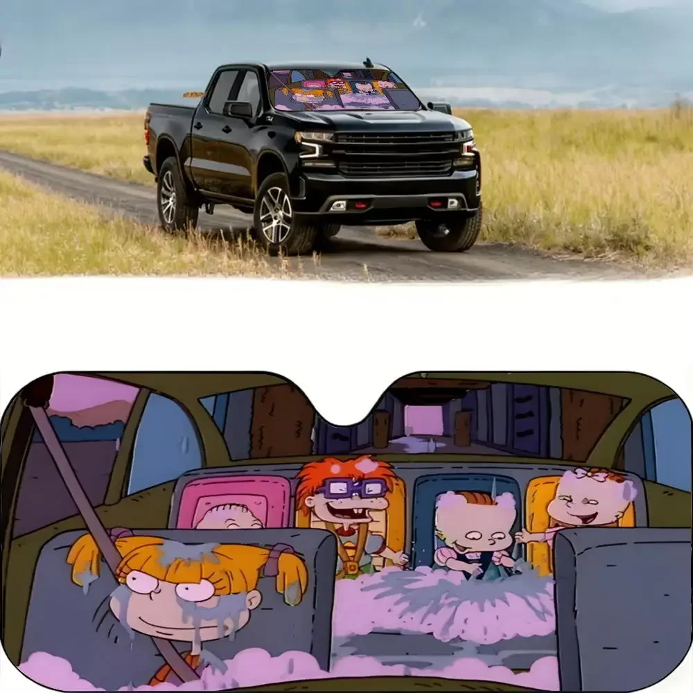 Cartoon R-Rugrats Driving Car Windshield Sun Shade Aluminum Foil UV Heat Insulation Foldable Cover
Cartoon R-Rugrats Driving Car Windshield Sun Shade Aluminum Foil UV Heat Insulation Foldable Cover