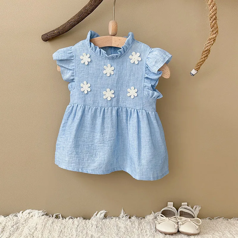 LILIGIRL New Autumn Baby Dress Cute Flower Infant Girls Color Block Flying Sleeves Tops Loose Korean Toddler Clothes 6M-3T
LILIGIRL New Autumn Baby Dress Cute Flower Infant Girls Color Block Flying Sleeves Tops Loose Korean Toddler Clothes 6M-3T