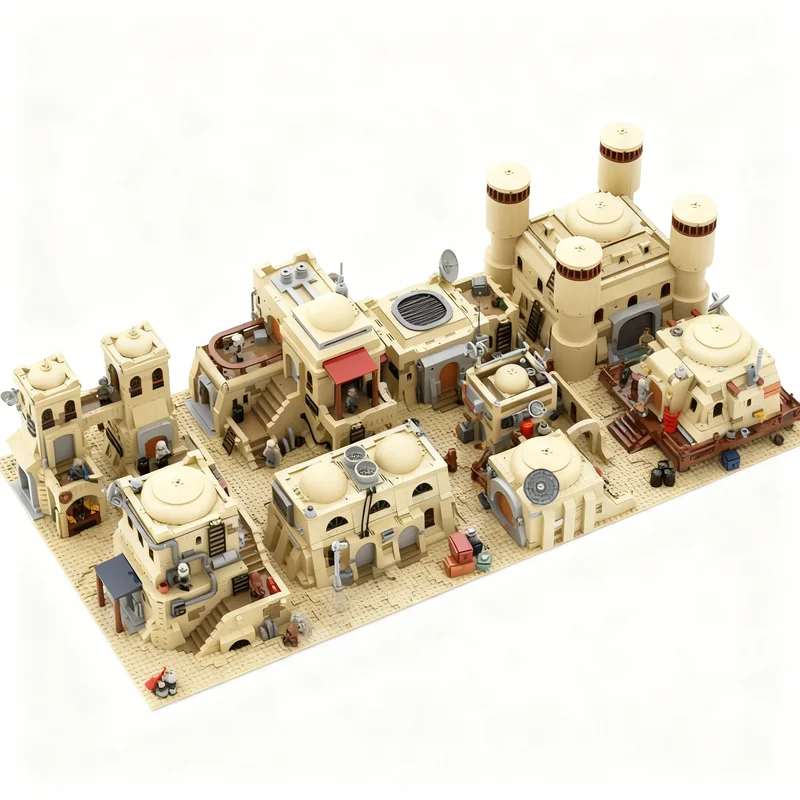 7992pcs MOC Star Battle SW Tatooine Mos Eisley Bundle Model Building Blocks Christmas Gift Architecture Toys Creative Idea Brick
7992pcs MOC Star Battle SW Tatooine Mos Eisley Bundle Model Building Blocks Christmas Gift Architecture Toys Creative Idea Brick