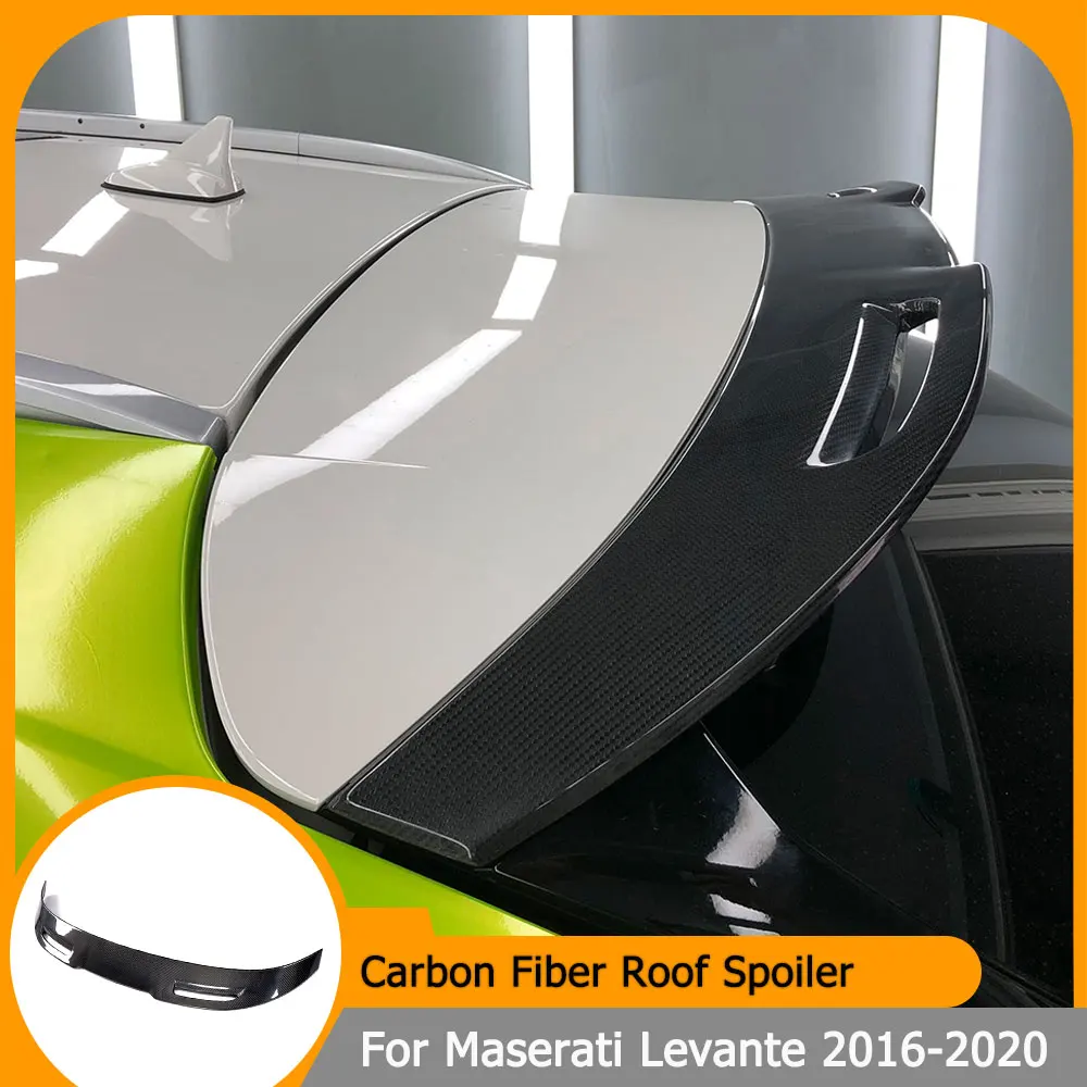Carbon Fiber Car Rear Roof Spoiler Window Wing Trim for Maserati Levante Sport Utility 4-Door 2016-2018 Tail Roof Spoiler Lip
Carbon Fiber Car Rear Roof Spoiler Window Wing Trim for Maserati Levante Sport Utility 4-Door 2016-2018 Tail Roof Spoiler Lip