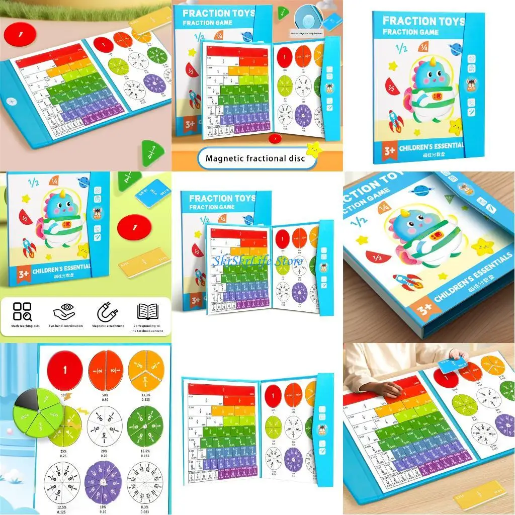 E65E Fraction Tiles Circles and Strips Fraction Demonstrator Set for Student
E65E Fraction Tiles Circles and Strips Fraction Demonstrator Set for Student